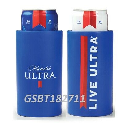 2 Golf Cart Michelob Ultra Slim Can Beer Koozie Coozie Coolie Cooler Bud Light